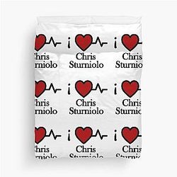 I Love Chris Sturniolo Duvet Cover