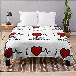 I Love Chris Sturniolo Throw Blanket