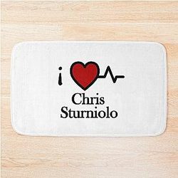 I Love Chris Sturniolo Bath Mat