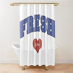 Fresh Love Merch Fresh Love Logo Shower Curtain