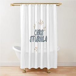 chris sturniolo Sturniolo Triplets Family Shower Curtain