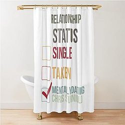 Chris Sturniolo - Relationship    Shower Curtain