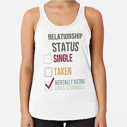Chris Sturniolo - Relationship    Racerback Tank Top