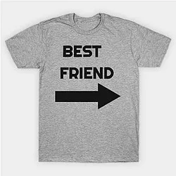 Best Friends with Arrow (left side) Classic T-shirt TP1002