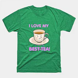 BEST FRIENDS FUNNY CUTE TEA CUP Classic T-shirt TP1002
