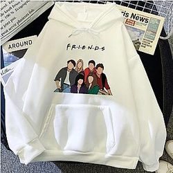 Friends TV Show Hoodies – Friends Shadow Sitting Pullover Hoodie
