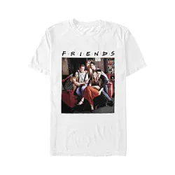 Group Photo White DTNK0904 Friends TV Show T-Shirts
