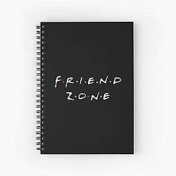 Friends TV Show Notebook - Friend Zone Spiral Notebook