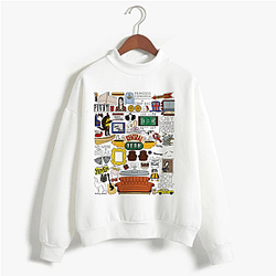 F.R.I.E.N.D.S Doodle Sweatshirt FRMA3012