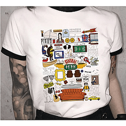 F.R.I.E.N.D.S Doodle T-Shirt FRMA3012