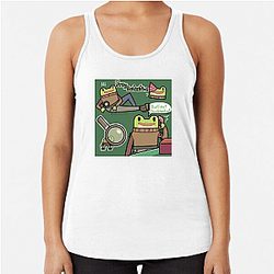 Frog Detective is a mystery game series Frog Detective Tank Tops