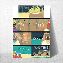 Frog Detective's third game is Corruption at Cowboy County Frog Detective Posters