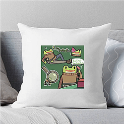 Frog Detective is a mystery game series Frog Detective Pillows Cover