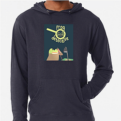 Frog Detective's main character is the Frog Detective Frog Detective Hoodies