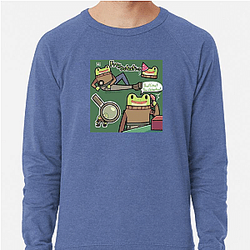 Frog Detective is a mystery game series Frog Detective Sweatshirts