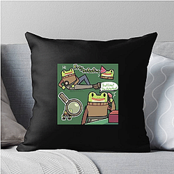 Frog Detective is a mystery game series Frog Detective Pillows Cover