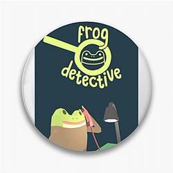 Frog Detective's main character is the Frog Detective Frog Detective Pins