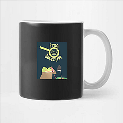 Frog Detective's main character is the Frog Detective Frog Detective Mugs