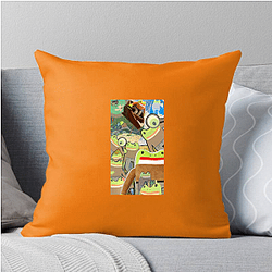 Frog Detective's first game is The Haunted Island Frog Detective Pillows Cover