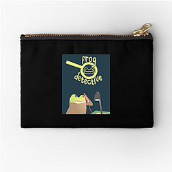 Frog Detective's main character is the Frog Detective Frog Detective Zipper Pouches