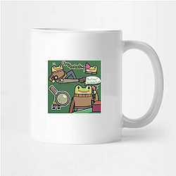 Frog Detective is a mystery game series Frog Detective Mugs
