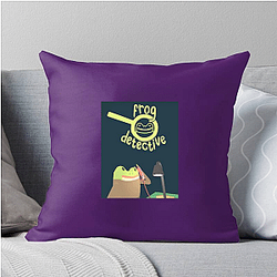 Frog Detective's main character is the Frog Detective Frog Detective Pillows Cover