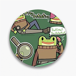 Frog Detective is a mystery game series Frog Detective Pins