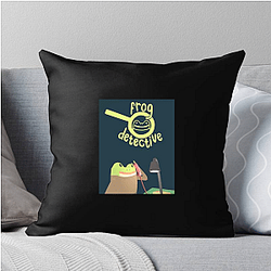 Frog Detective's main character is the Frog Detective Frog Detective Pillows Cover