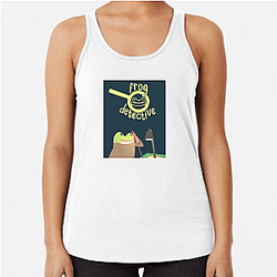 Frog Detective's main character is the Frog Detective Frog Detective Tank Tops