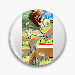 Frog Detective's first game is The Haunted Island Frog Detective Pins