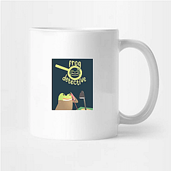 Frog Detective's main character is the Frog Detective Frog Detective Mugs
