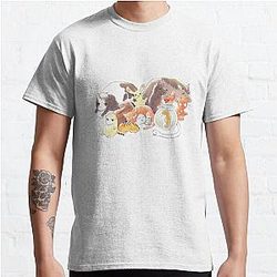Fruits Basket T-Shirts - Zodiac Animals + Rice ball Classic T-Shirt RB0909