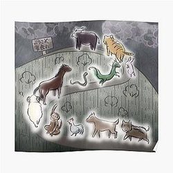 Fruits Basket Posters - Fruits Basket Zodiac Poster RB0909
