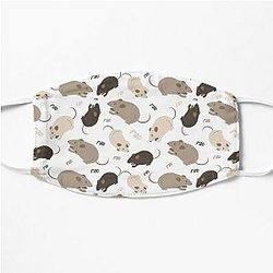 Fruits Basket Face Masks - Rat pattern Flat Mask RB0909