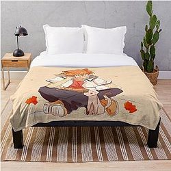 Fruits Basket Blanket - Kyo Cats (Fruits Basket) Throw Blanket RB0909