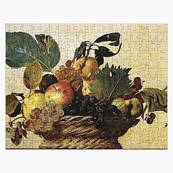 Fruits Basket Puzzles - Michelangelo Merisi da Caravaggio "Basket of Fruit" Jigsaw Puzzle RB0909