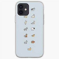 Fruits Basket Cases - Fruits Basket Animals Poster iPhone Soft Case RB0909