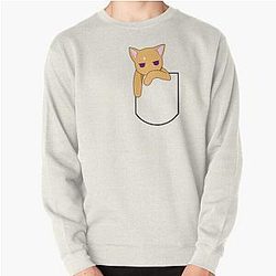 Fruits Basket Sweatshirts - Kyo the Pocket Cat Pullover Sweatshirt RB0909