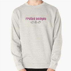 Fruits Basket Sweatshirts - Pink Y2K Fruits Basket Pullover Sweatshirt RB0909