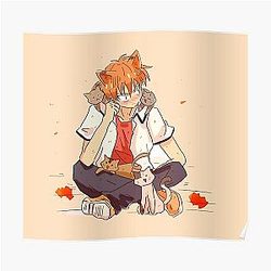 Fruits Basket Posters - Kyo Cats (Fruits Basket) Poster RB0909