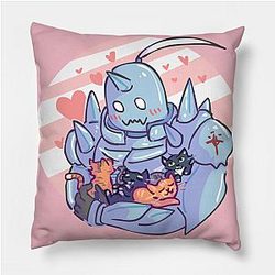 Fullmetal Alchemist Pillows - Fullmetal Alphonse and Kittens Pillow TP2107