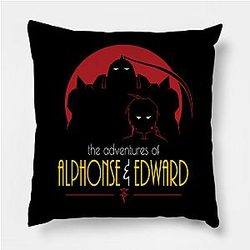 Fullmetal Alchemist Pillows - Adventures of Alphonse &amp; Edward Pillow TP2107