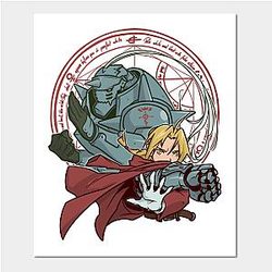 Fullmetal Alchemist Posters - Elric Bros Poster TP2107