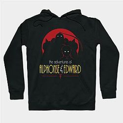 Fullmetal Alchemist Hoodies - Adventures of Alphonse &amp; Edward Hoodie TP2107