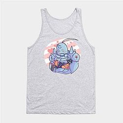 Fullmetal Alchemist Tank Tops - Fullmetal Alphonse and Kittens Tank Top TP2107