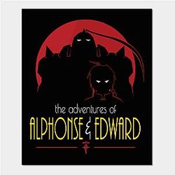 Fullmetal Alchemist Posters - Adventures of Alphonse &amp; Edward Poster TP2107