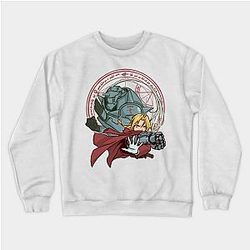 Fullmetal Alchemist Sweatshirts - Elric Bros Sweatshirt TP2123