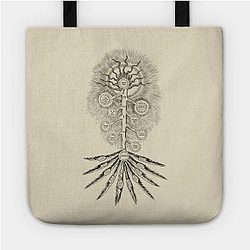 Fullmetal Alchemist Bags - The Sephirothic Tree - Black Edition Tote TP2107