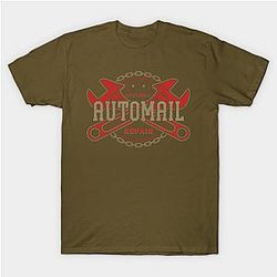 Fullmetal Alchemist T-Shirts - Rockbell Automail Repair - Upgrade T-Shirt TP2107