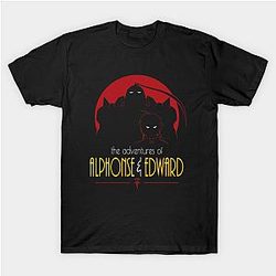 Fullmetal Alchemist T-Shirts - Adventures of Alphonse &amp; Edward T-Shirt TP2107